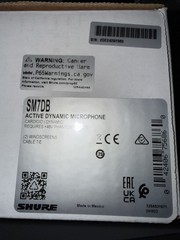 Shure SM7dB Dynamic Microphone Built-In Preamp for Streaming and Podcasting