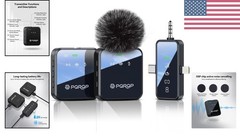 Mini 3-in-1 Lavalier Microphone – 18 Hours Battery for YouTube & TikTok Creators