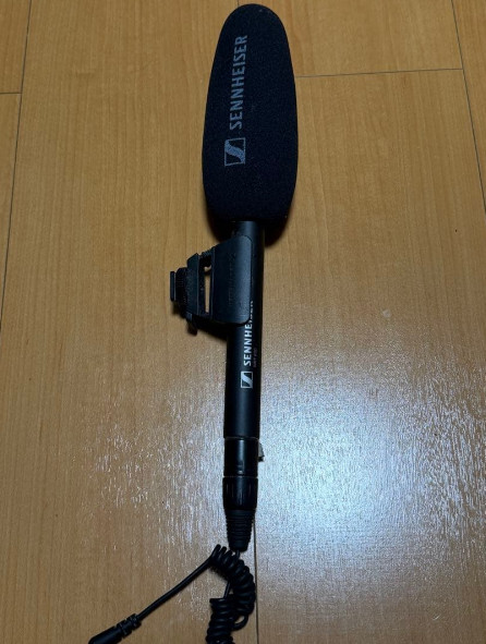 Sennheiser MKE600 Camcorder Shotgun Microphone Black Working Used Japan
