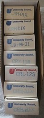 Lot of 7 Expansion Modules for a University Sound 9000-Series Amplifier/Mixer