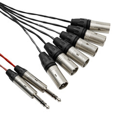 CableWorks By Gator Cases Backline Series 6×2 Drop Snake – 20 Feet, (6) Channel