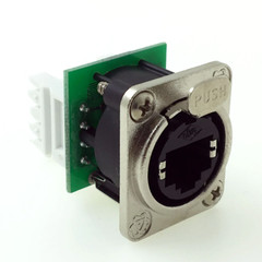 PROCRAFT SVP594-D110 CAT5/6 RJ45 Ethercon „D“ Style Punch-Down Panel Mount