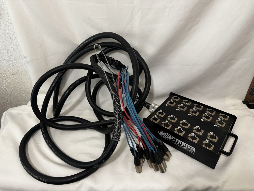 Elite Core 16 x 4 Channel 25 ft Stage snake read Selling as is