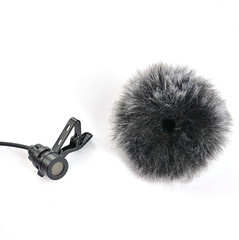 5 Packs Lavalier Microphone Wind Screen Furry Muffs Diameter 1Cm Fits Most Lapel