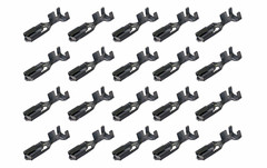 (20 PACK) NEUTRIK NLFASTON Non-Insulated Cable Crimps for NL4 Series Connectors