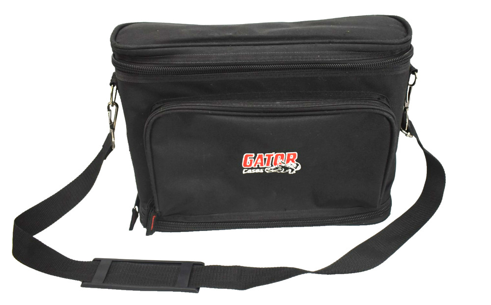 Gator Cases Portable 4 Rack Bag with 14″ Rackable Depth GRB-4U Black Case