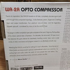 Warm Audio WA-2A Tube Opto Compressor 2A-Style Optical Leveling Limiter