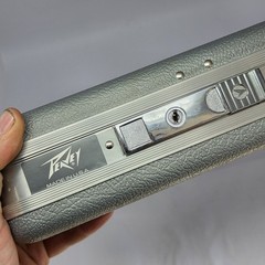 Vintage Peavey Microphone Replacement Hard Shell Protective Case Gray AS IS