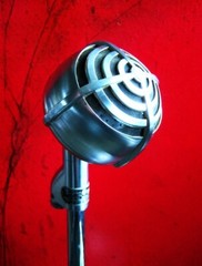 Vintage RARE 1940’s Shure 730B Crystal microphone w Astatic stand Billie Holiday