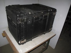 Rackmount 11U 19×24 ECS Composite Shockmount Electronics Black Equipment Case