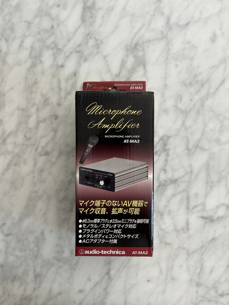 Audio Technica AT- MA2 Microphone Amplifier **US SELLER**