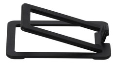 Pair Rockville SR3 Low Profile Speaker Riser Stands For 4″ Desktop Speakers