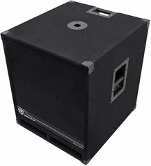 RBG18S 2000W Peak/500W RMS 18″ Active Powered PA Subwoofer, DSP and Limiter, Adj