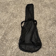 Black Fender Thin Backpack Style Electric Guitar Gig Bag w/ Logo