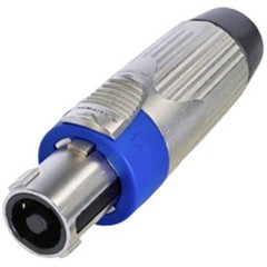 (2) Two Genuine NEUTRIK NLT4FXX Female 4 Pole SpeakON Heavy Duty Cable Connector