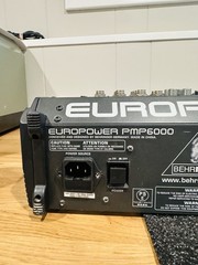 Behringer Europower PMP6000 20-Channel 1600W Powered Mixer Power On Semi Tested