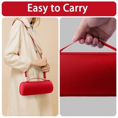 Baval Hard Portable Case Compatible With 11.1 x 4.13 x 3.58 inches, Red