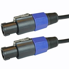 2X 50ft foot Speakon compatible connector amp to speaker Cable Cord 14GA PA PAIR