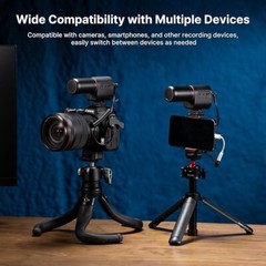 ULANZI WM-02 Universal Vlogging Video Microphone for DSLR Cameras/Smartphones