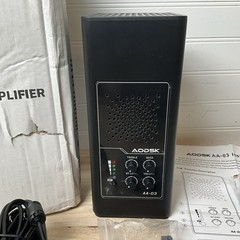 AODSK AA-03 20W Bluetooth Electronic Drum Amplifier W/ Treble/Bass Adjustment