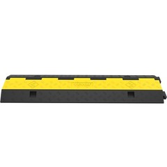 VEVOR Speed Bump Cable Protector Ramp 5PCS 2-Cable Rubber 40″x9.7″x2″ Cord Guard