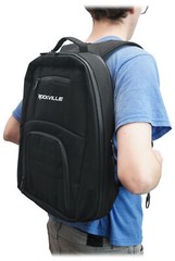 Rockville DJBP24 Rugged DJ Compact Backpack with 11 Compartments/Fits 17″ Laptop