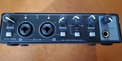USB Audio Interface for Recording Music, 24-Bit/192kHz, Plug and Play Audio I…