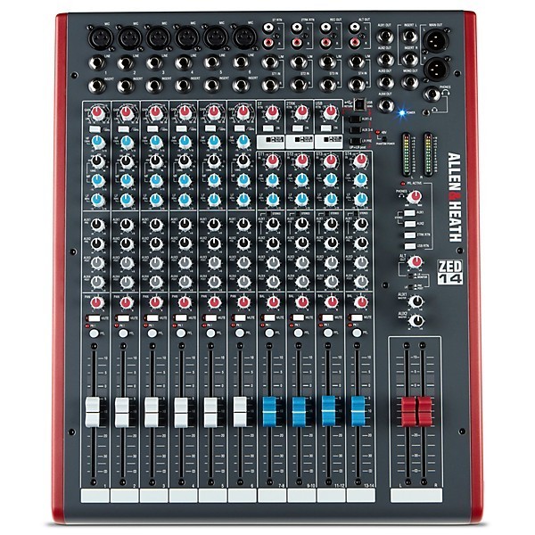 Allen and Heath AH-ZED14 14-channel Mixer With USB Interface