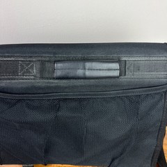 Vtg Road Runner Black Messenger Computer Tote Bag Musician Gig Bag