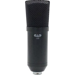 CAD U29 USB 16-bit Cardioid Side-Address Studio Microphone w/ Stand & Windscreen