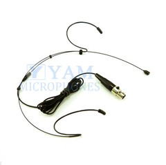 Double Hook Black Headset Mic YAM HM1-C4Q Headworn Mic For Peavey Wireless Mic