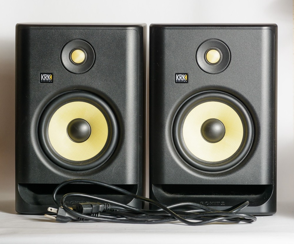 KRK RP7G4 Rokit 7 Generation 4th Studio Monitor Speakers, Pair
