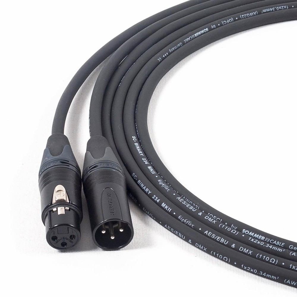 Sommer Binary 234 DMX & AES 110hm 3 Pin XLR Lead