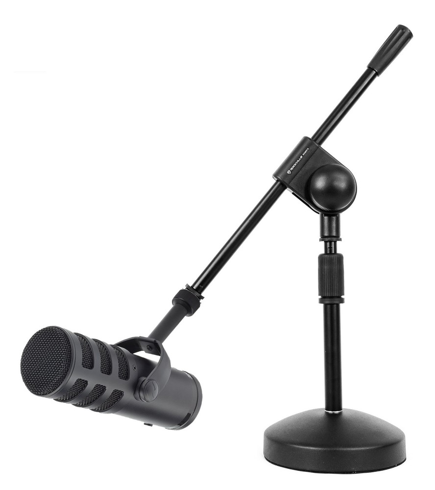 SAMSON SAQ9U USB/Analog Broadcasting Recording Microphone+Desk Stand w/Boom