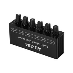 DC 5-15V 3.5mm 2-Way 4-Way Input 1-Way Output Stereo Audio Signal Mixer Board g