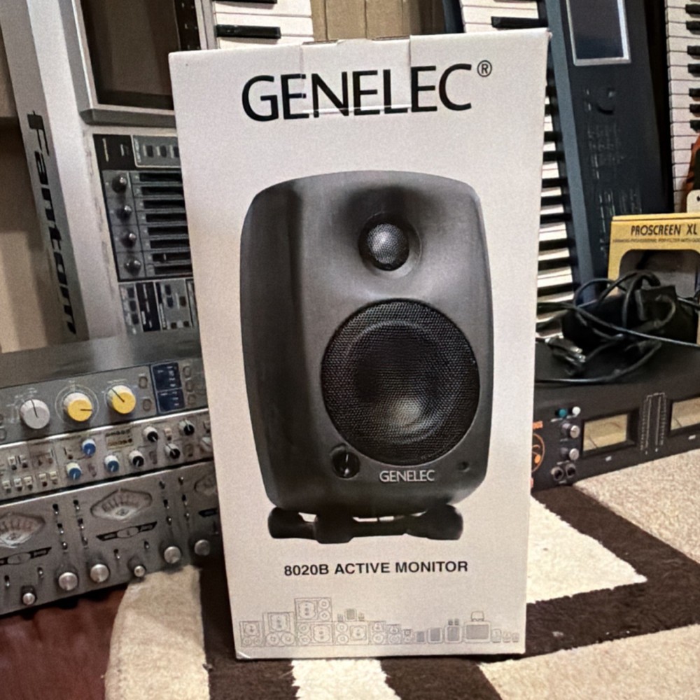 Genelec 8020B Active Studio Monitor Amplified Metal Black XLR 4 in Driver