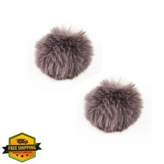 CANFON lavalier mic windscreen gray 2pk