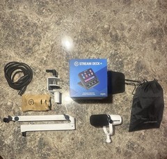 Shure MV7+ w/ stream deck +