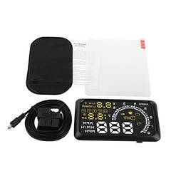 5.5“ Car HUD Head Up Display with OBDII/EUOBD Interface Diagnostic Monitor
