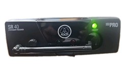 AKG WMS 40 Mini Pro SR40/HT40 Wireless Mic System Tested Perfect condition!