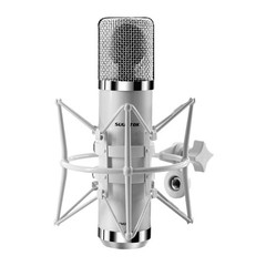 FET Condenser Microphone Professional XLR Studio Microphone with 34mm Large D…