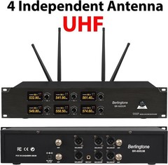 Berlingtone 6-Channel UHF Wireless Microphone System with 6 Handheld Microphones