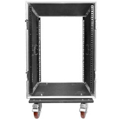 Heavy Duty 16 Space ATA Rack Case with 4 Inch Casters – 16U Server Case
