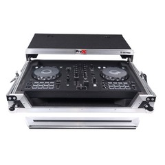 ProX X-DDJFLX4LT ATA Road Case For Pioneer DDJ-FLX4 DDJ-400 DDJ-SB3+Laptop Shelf