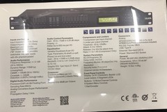 Xilica Audio Design, XP4080 DSP loudspeaker processor, Four in by Eight out .