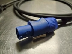 6ft blue PowerCon NAC3FCA to male Edison Power Cord Connector Cable 20A