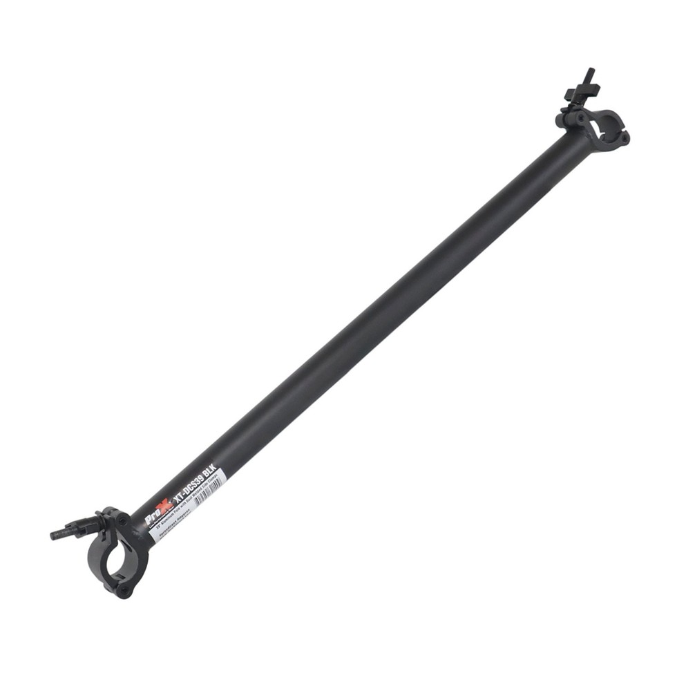 ProX XT-DCS39 BLK 1 Meter Black Single Pole W/ 2 side Clamps LED Ground Support