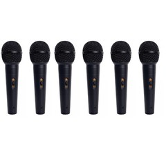 6 On-Stage AS400 Dynamic Handheld Mic w/ switch clip & carry bag Free Shipping!