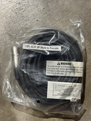 XLR Audio Cables Lot – 15ft / 25ft / 50ft