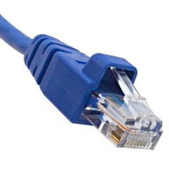 10 Pack of 6 inch CAT5e UTP Patch Cables – RJ45 Ethernet 8 Wire Cords Blue